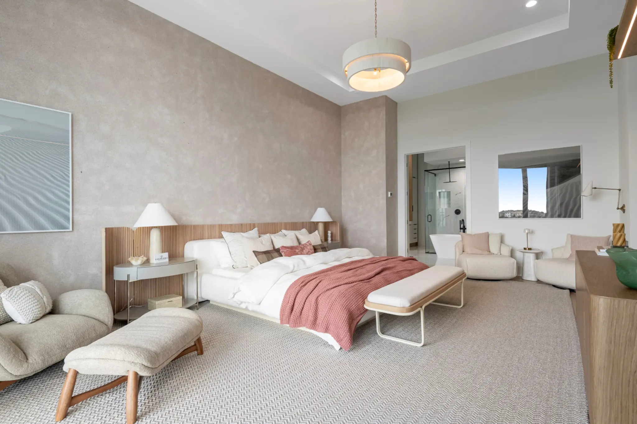 Fotografia de interiores da casa modelo de Flavia Piccichelli em Bella Collina