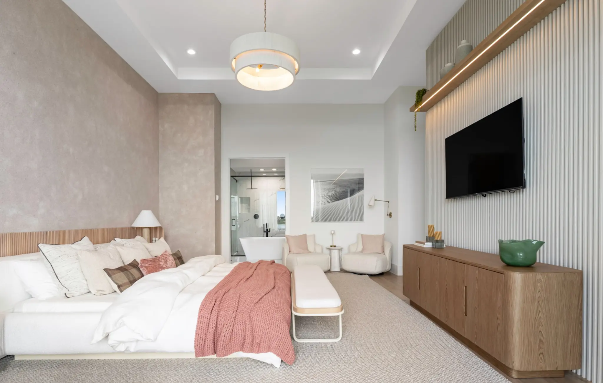 Fotografia de interiores da casa modelo de Flavia Piccichelli em Bella Collina