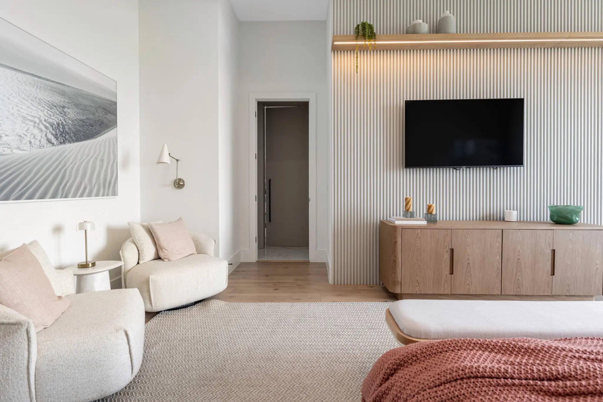 Fotografia de interiores da casa modelo de Flavia Piccichelli em Bella Collina