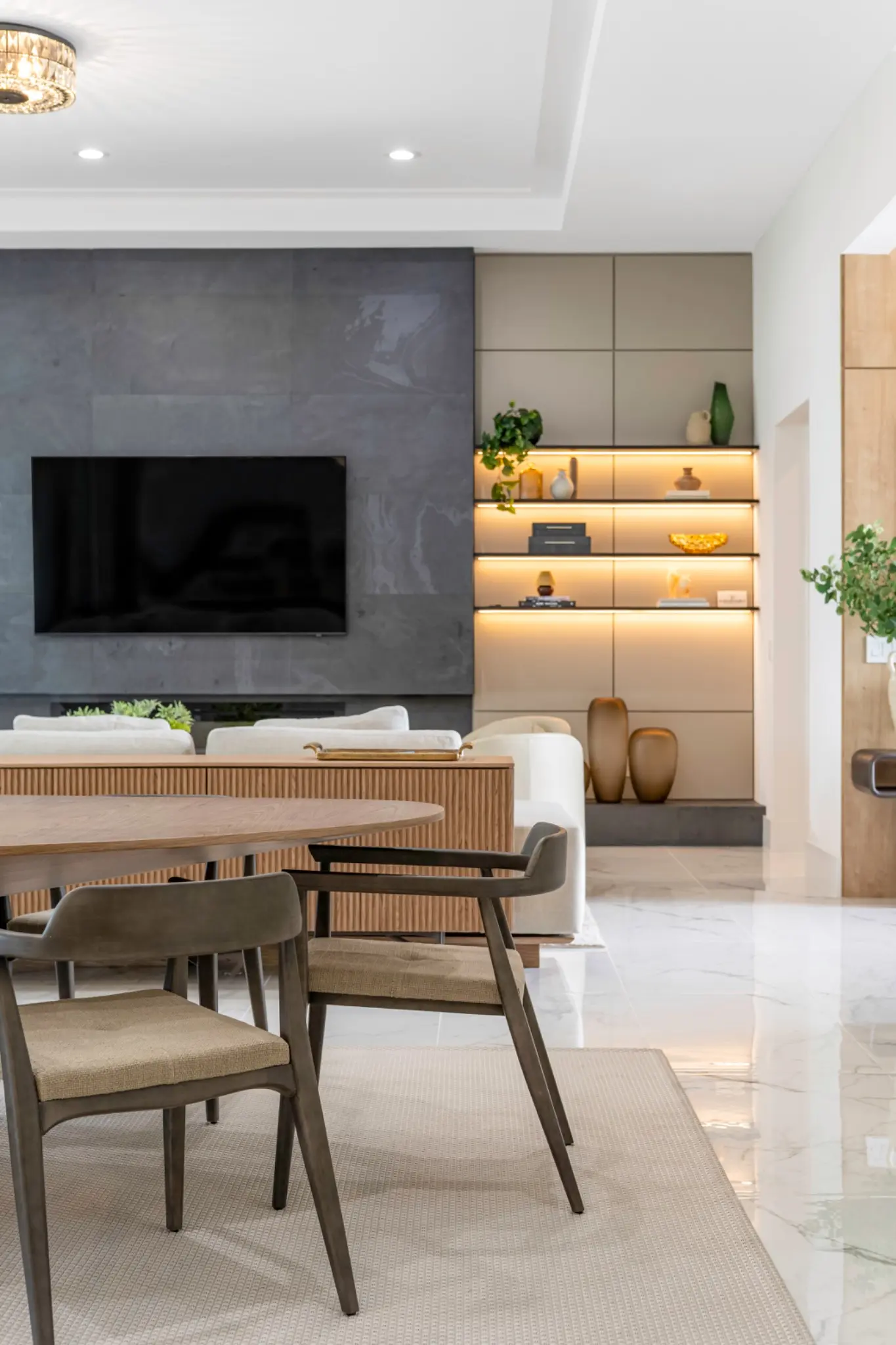 Fotografia de interiores da casa modelo de Flavia Piccichelli em Bella Collina