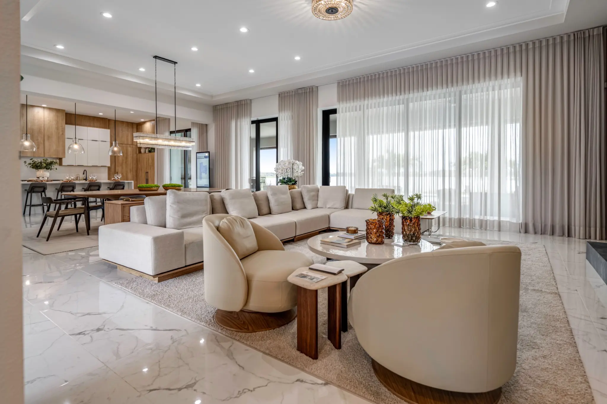 Fotografia de interiores da casa modelo de Flavia Piccichelli em Bella Collina