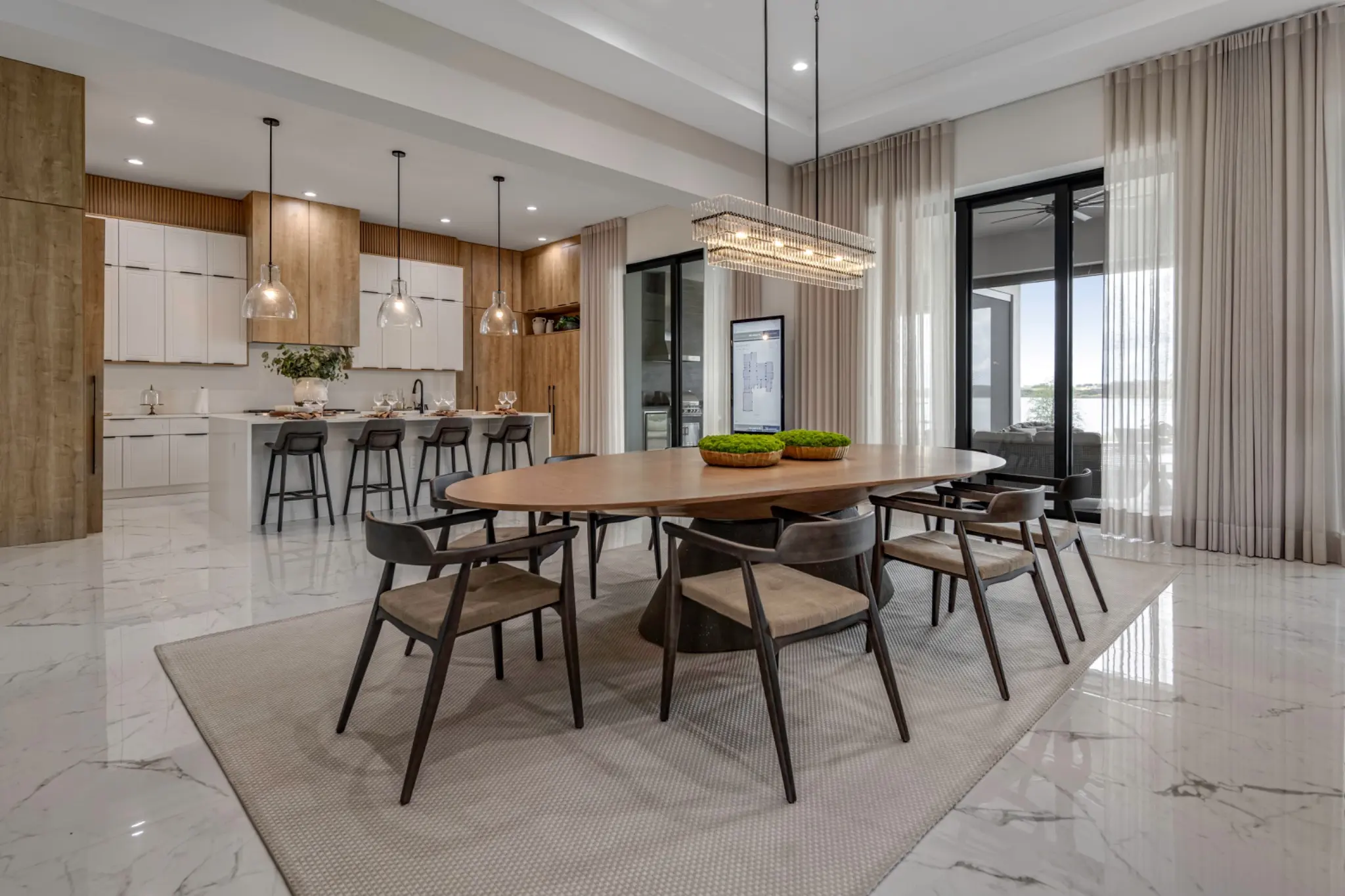 Fotografia de interiores da casa modelo de Flavia Piccichelli em Bella Collina
