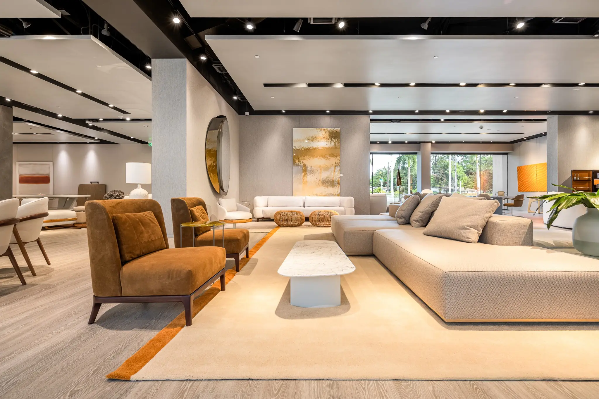 Fotografia comercial dos tapetes Cartacho no showroom da Artefacto em Miami