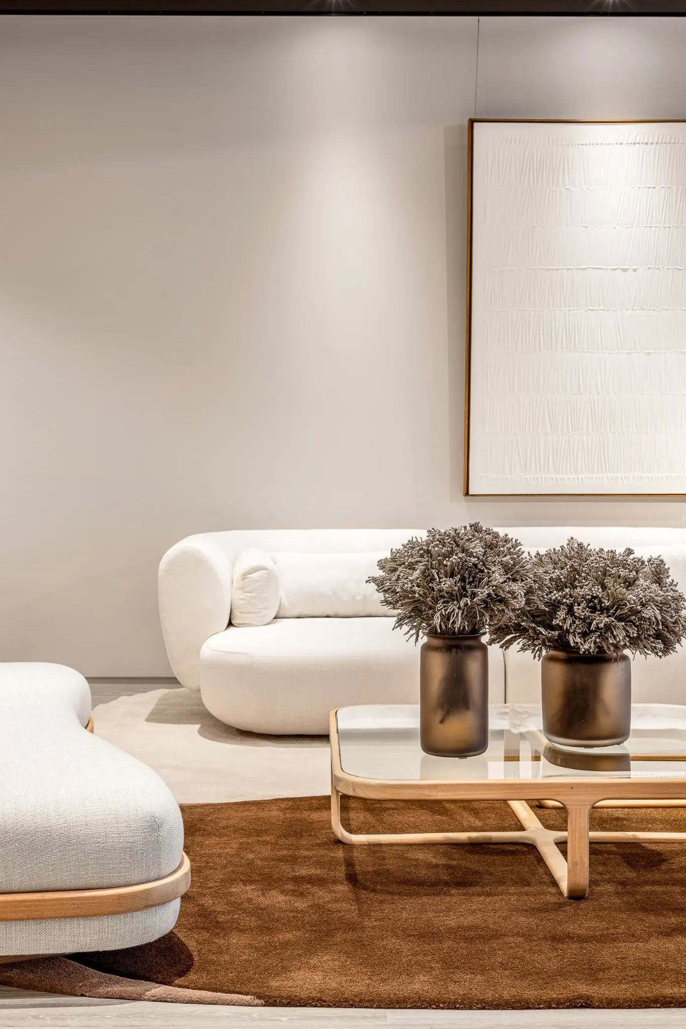 Fotografia comercial dos tapetes Cartacho no showroom da Artefacto em Miami