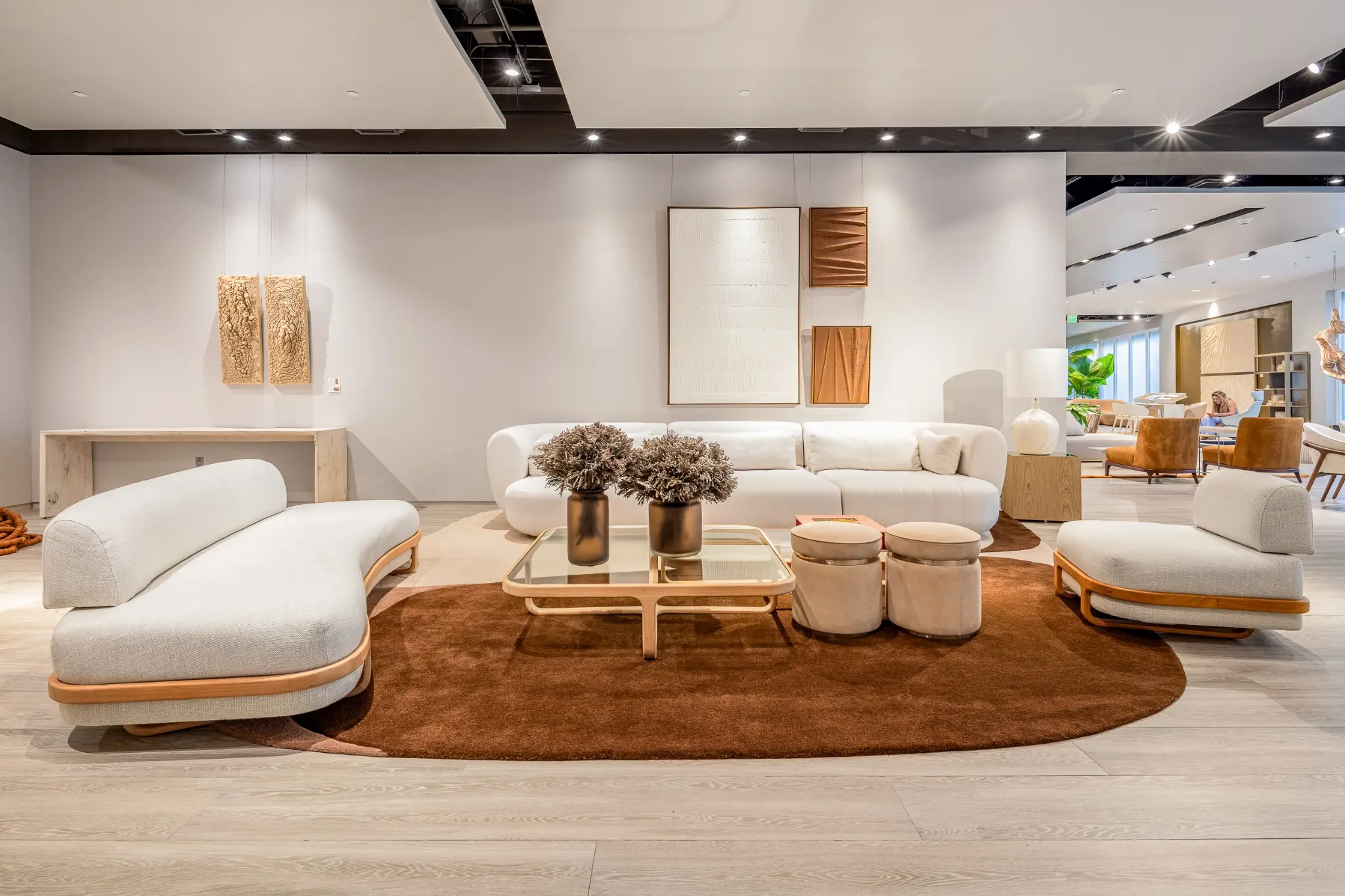 Fotografia comercial dos tapetes Cartacho no showroom da Artefacto em Miami