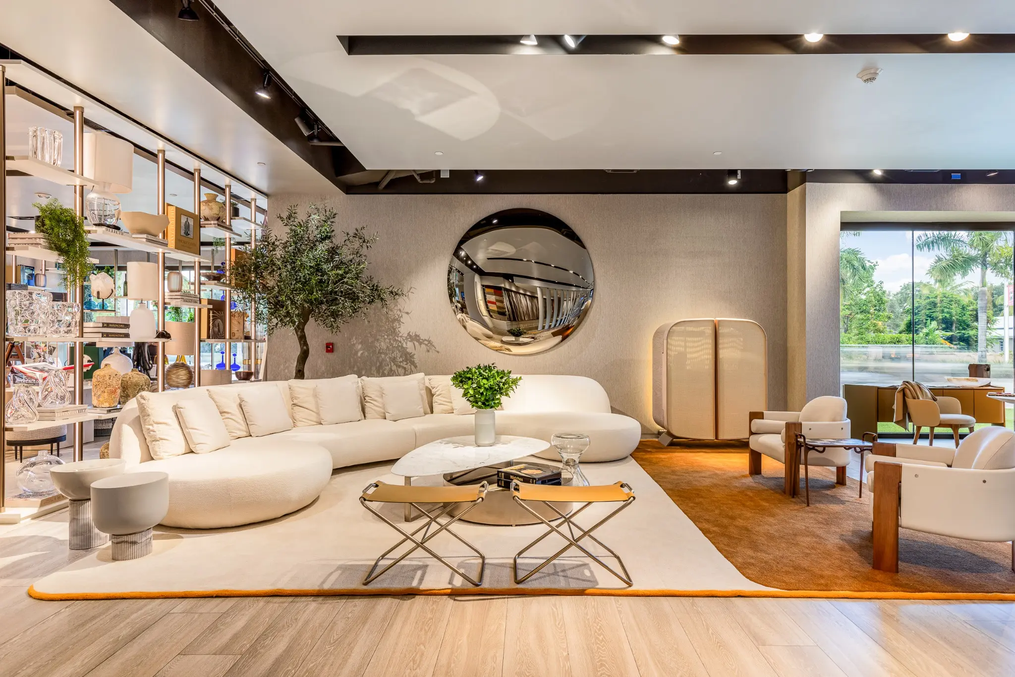 Fotografia comercial dos tapetes Cartacho no showroom da Artefacto em Miami