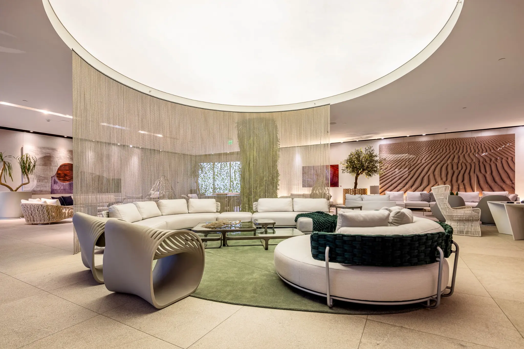Fotografia comercial dos tapetes Cartacho no showroom da Artefacto em Miami