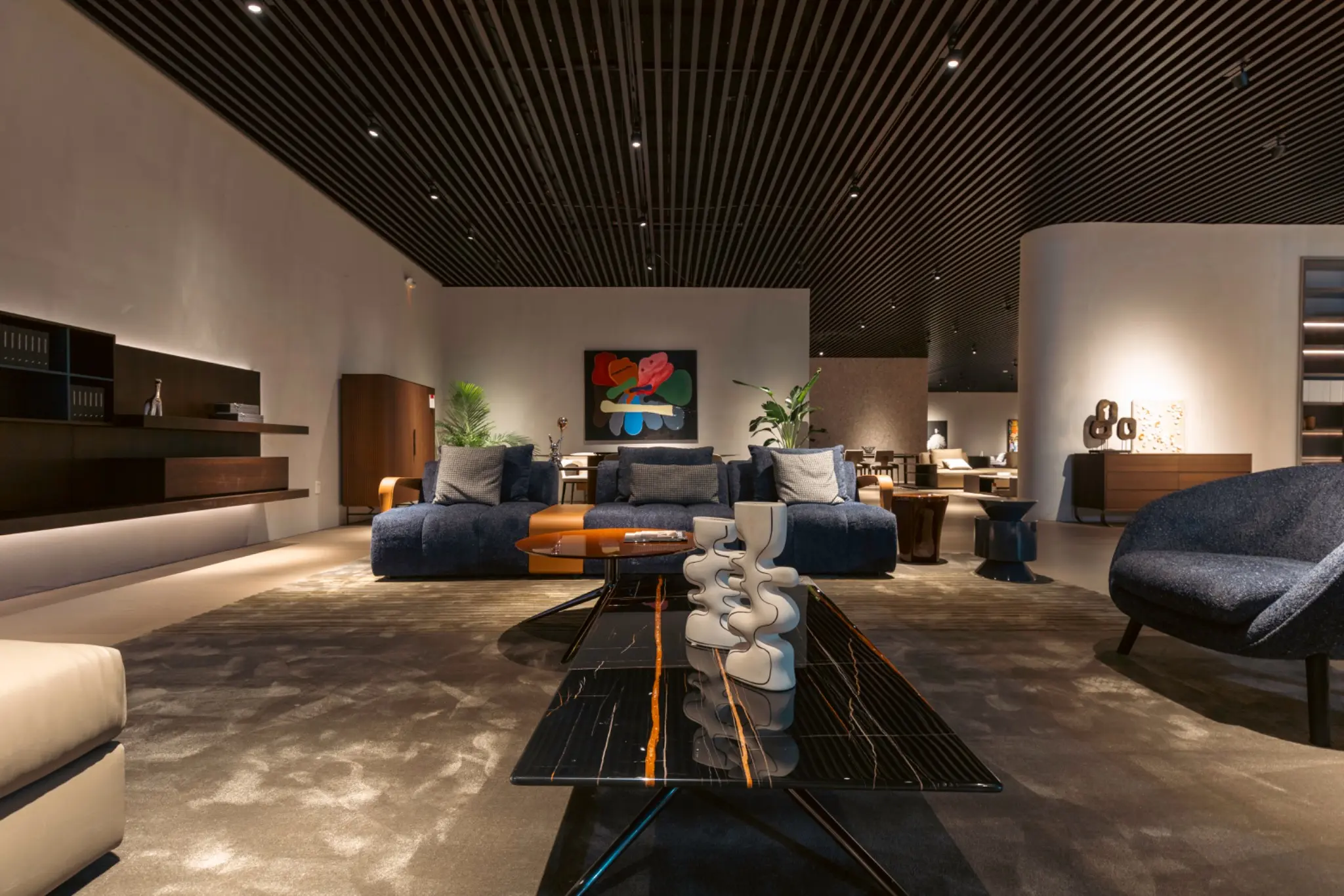 Fotografia comercial do showroom da Casa Furniture em Orlando