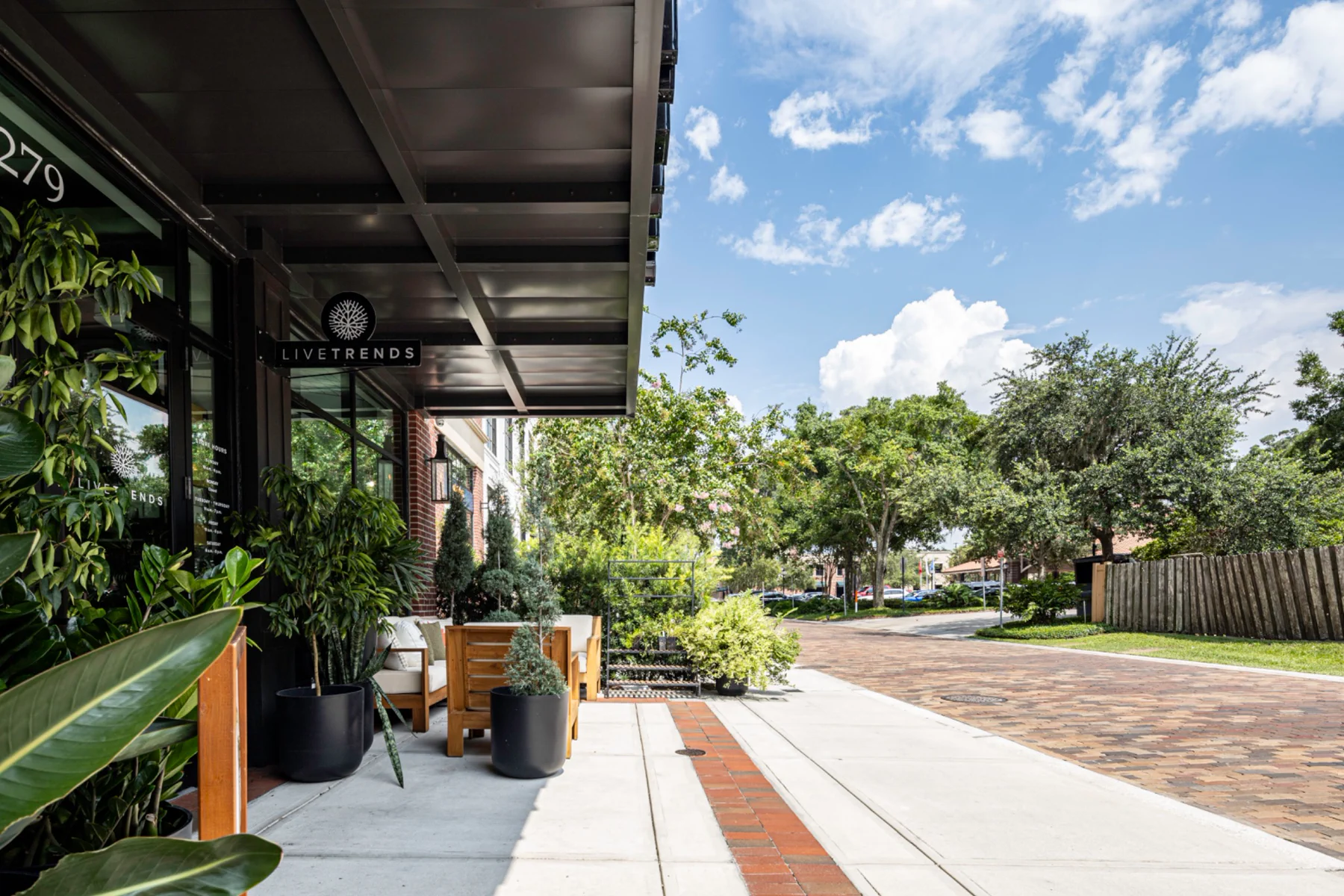 Fachada da LiveTrends Boutique em Winter Garden, na região de Orlando