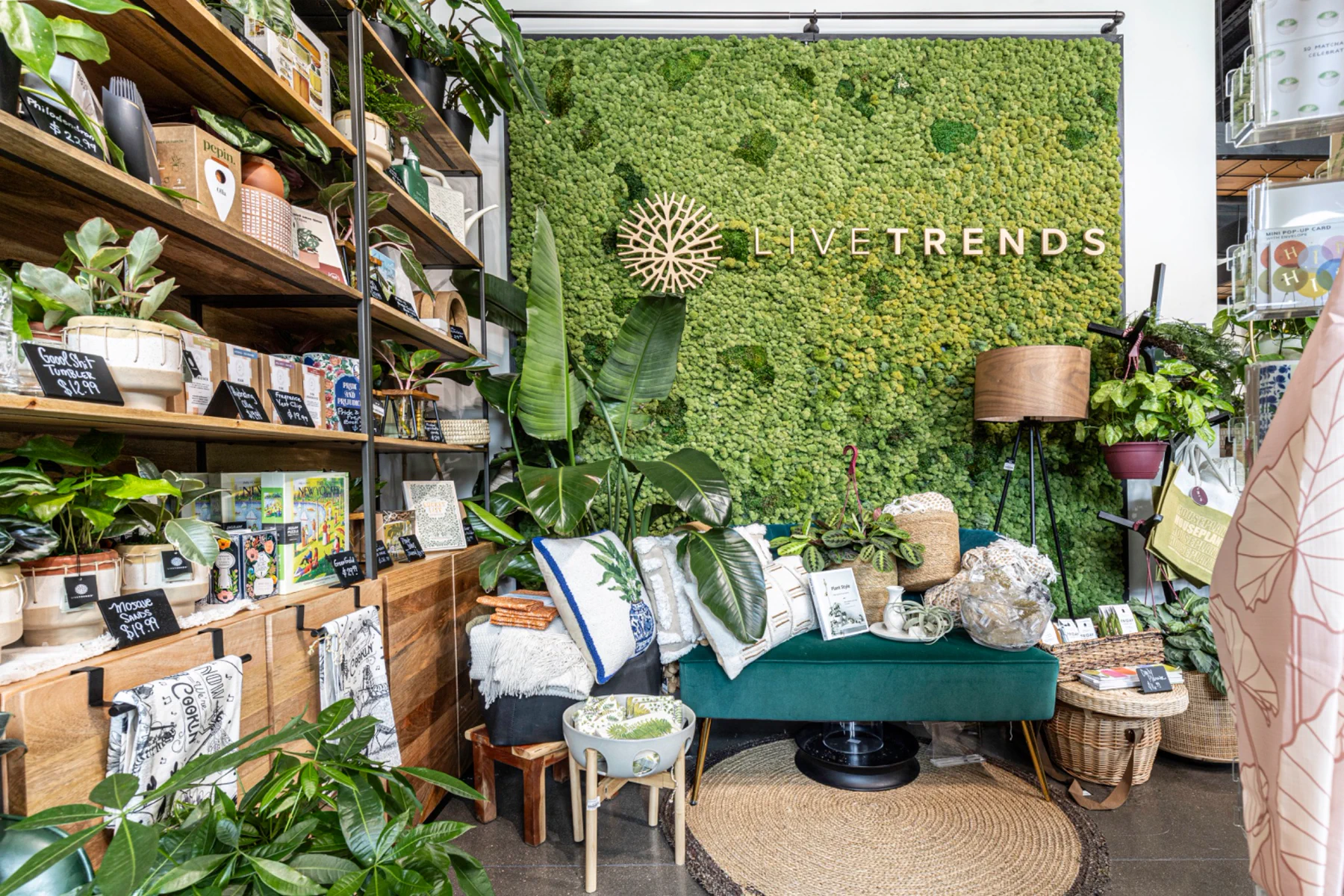 Fotografia de interiores comerciais da LiveTrends Boutique em Winter Garden