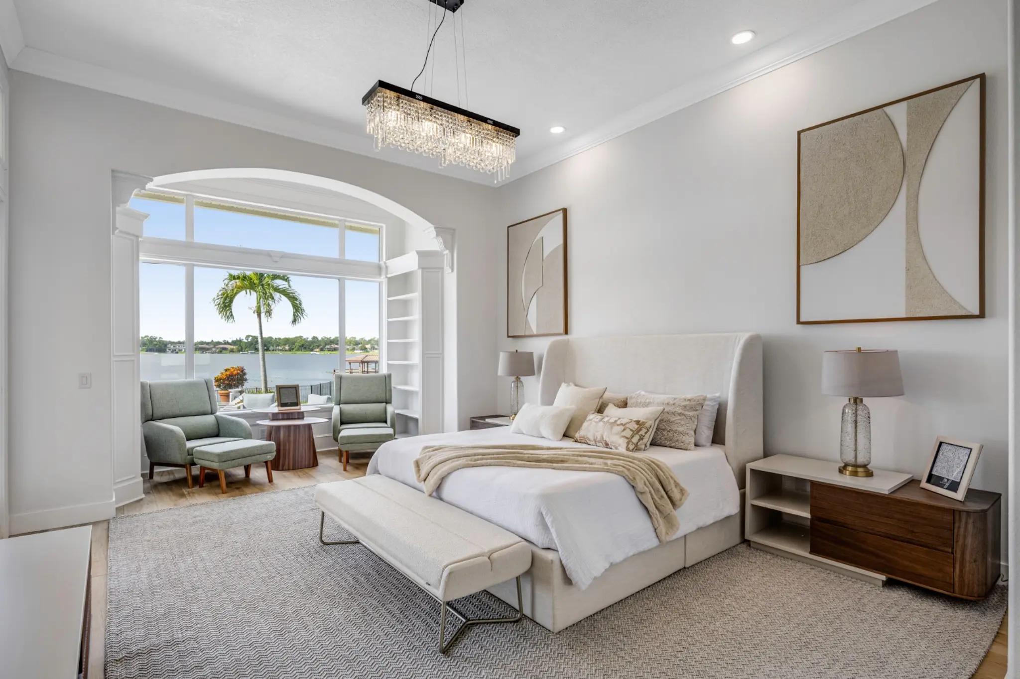 Mobiliário e ambientes de casa preparada para venda pela MAX Designer em Orlando